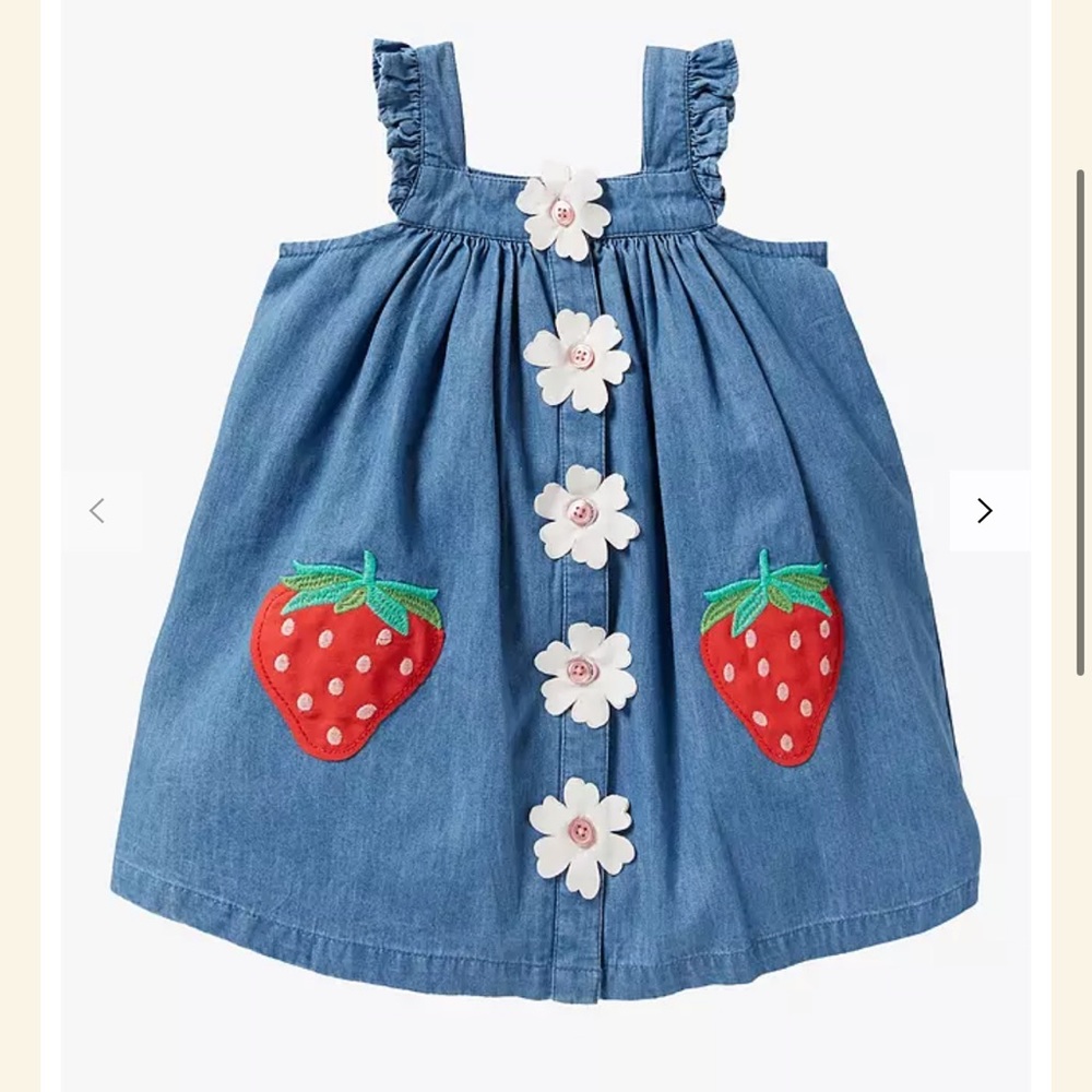 Baby Boden Strawberry Dress